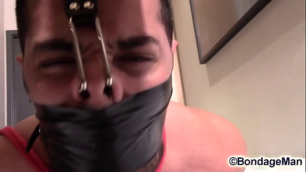 Leicy Sposito Hogtied Ballgagged Tapegagged Nosehook | Preview