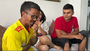 Mi Mejor Amigo Llorando Mientras Me Cogia A Su Cachonda Esposa Por Perder La Apuesta Del Partido De Colombia Vs Portugal.
