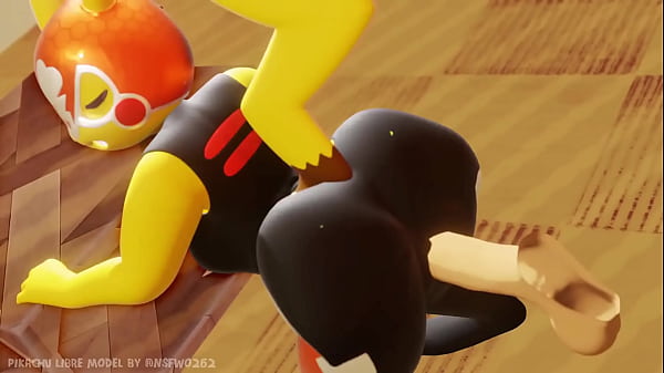 Pikachu Libre Getting Railed Rear Entry (Multiple Angles) | 3D Hentai Animation