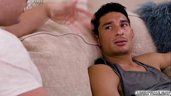 Two Friends Jim Fit And Collin Simpson Are Hanging Out At Jim's House And Chatting And Start Watching Porn, While Watching They Start To Masturbate