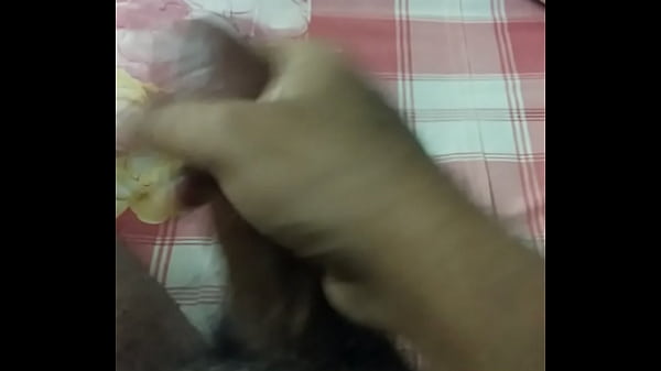 Bangladeshi Aroused Stud Masturbating Oversized Powerful Cock To Load On Bed