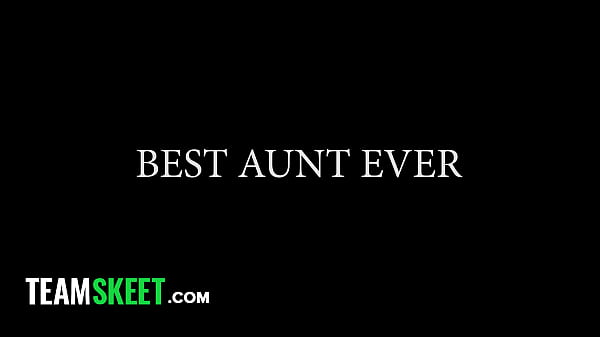 Step Family Secrets - Stepson's Boner Leads To Savage 3some With Stepmom And Stepaunt