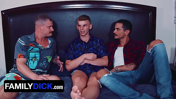 Tatted Latino Buck Xtian Mingle Savors Being Passed Around And Screwed In The Asshole - FamilyDick