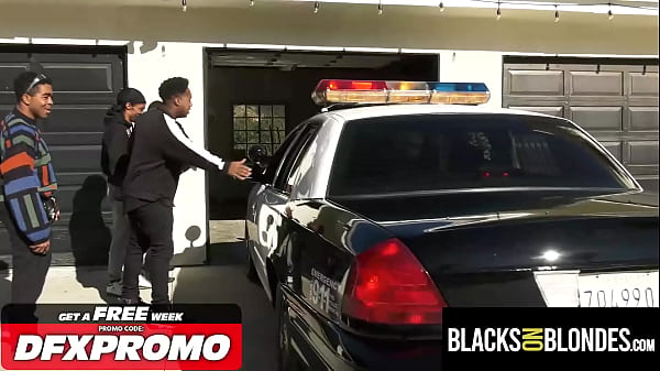ELIZA IBARRA Sucks NINE Boners In Police Uniform - BlacksOnBlondes