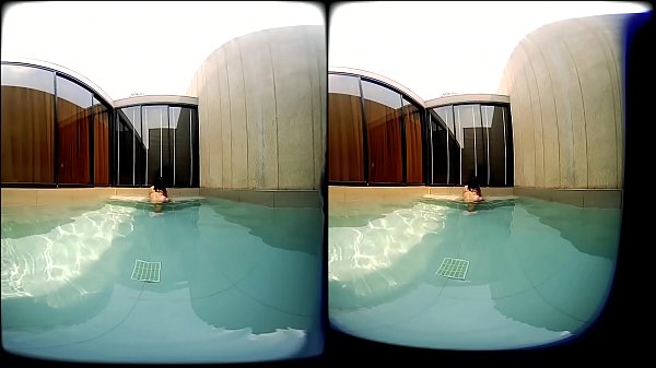 VRpussyVision.com - Doll With Giant Breasts In The Pool