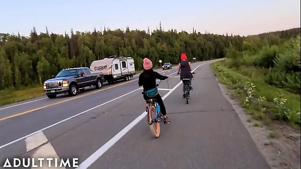 ADULT TIME - POV Hot Polyamorous Throuple Has 3some In The Woods