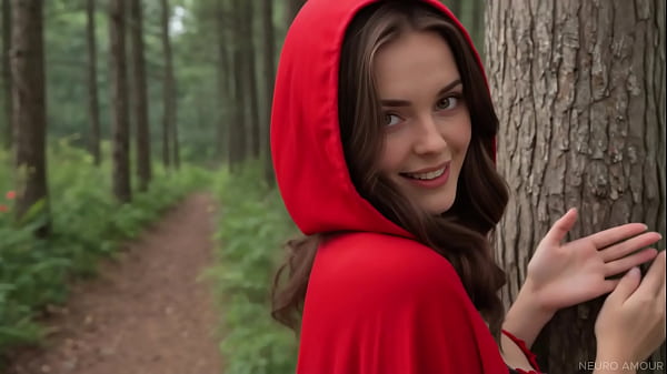 Red Riding Hood Plows Relentless In Forest - Massive Melons Massive Butt (AI Generated)