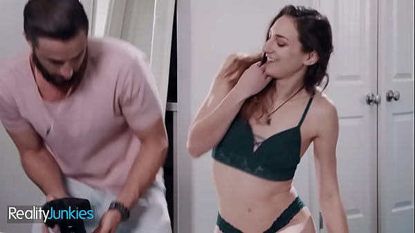 REALITYJUNKIES - Brown-haired Stepsis Mounts Her Stepbrother’s Prick And Blows It Afterwards To Taste Herself