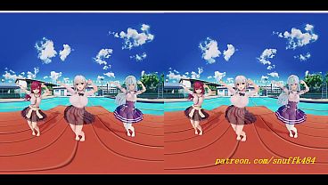 VR180 Mmd NoelMarineLamy Dance 3d Hololive Hentai