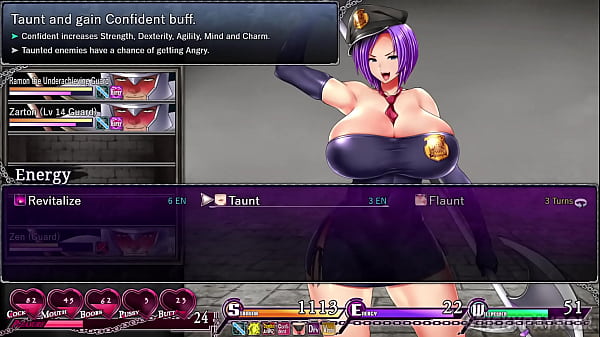Karryn's Prison ~ Oversized Backside White Girl Gets Her Cunt Drilled By Prison Inmates | [Hentai Sex Game] - Part 1