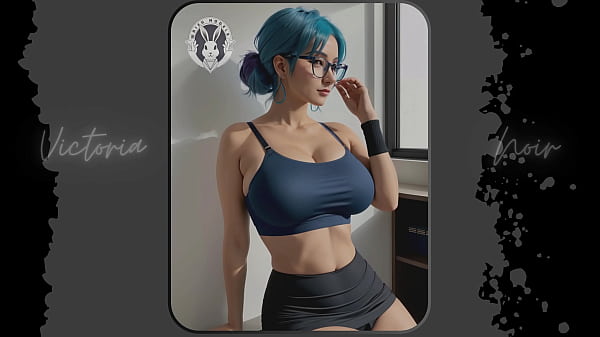 AI: Vibrant Blue Hair And Dark Glasses DOMINATRIX - Part 6 - Waifu Models #003