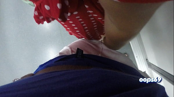 Press My Jugs Against A Stranger Inside Public School | Touched His Dick With My Hand To See His Reaction And He Liked!