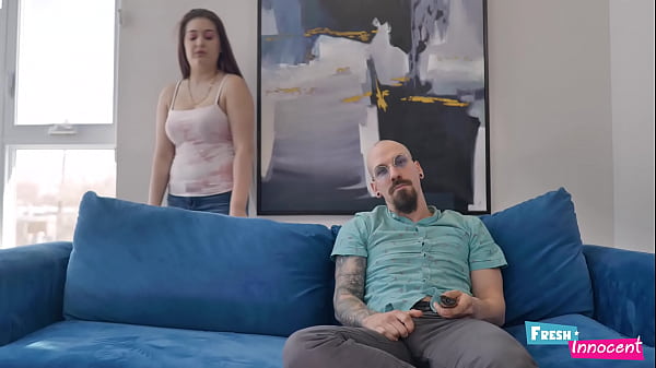 New And Angelic - A Chunky Honey Is Plowed Strongly By A Dude.