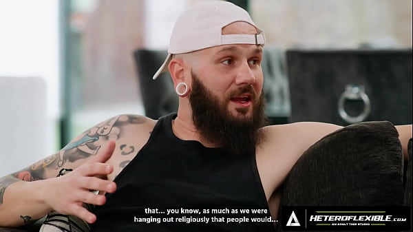 HETEROFLEXIBLE - Straight Pals Johnny Hill & Zak Bishop Succumb To Gay Backdoor Lust During Jerk-Off