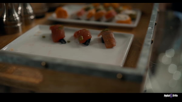 18 Year Old Teenager Sushi Party Turns Into Crazy Orgy - Reverse Multi-guy Session Two Couples