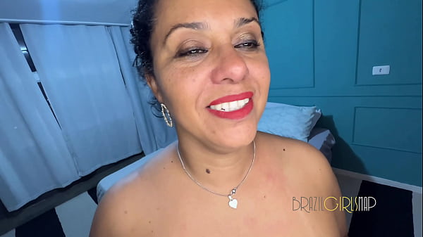 The Mammoth Behind And Natural Boobs Of MATURE Cris Brasil From Rio De Janeiro
