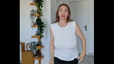 MariaOld Mature Teasing You By Colossal Riding Titties