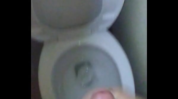 Straight Guy Releasing In The Toilet