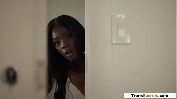 Shemale Stepkid Caught Yanking Off