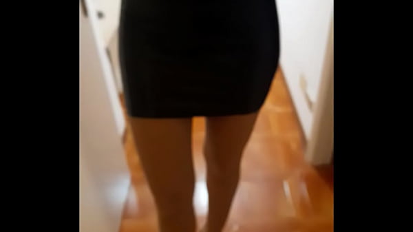 Stepmom With Extreme High Heels And Pantyhose Walking