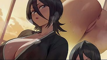 Rukia Will Be Your Yielding Babe - Hentai JOI [2 Seed Points, Maledom, Compliant Girl, Blowjob, Sex]
