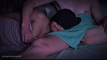 Frisky Bestie's Gf Cheating On Bed Deep Oral Choking Maw Internal Finish Gulp While Boyfriend Is Away Slippery Narrow Pussy POV
