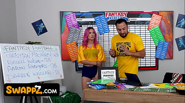 Sneaky Coeds: Jazmin Luv & Aubree Valentine Trick Their Stepdads To Win In Fantasy Football, Pt. 4