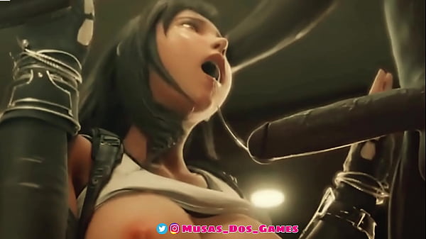 Final Fantasy - Tifa Lockhart Chupando Um Pau Enorme