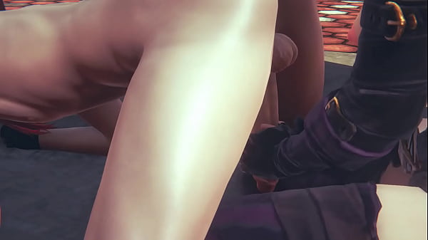 LOL Hentai - Jinx 3some And Jerkoff - Japanese Asian Manga Anime Film Game Porn