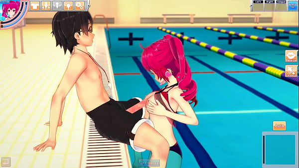 Bikini Kasane Teto And Bloke Have The Pool All To Themselves To Plow In Koikatsu
