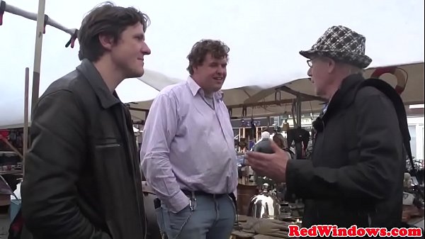 Cocksucking Dutch Hustler Rides Tourists Rod