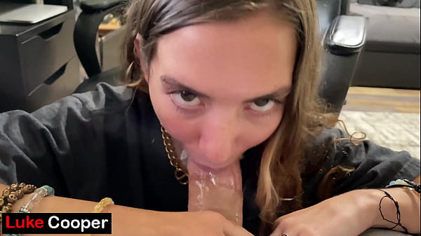 POV While Playing Video Games Hot Coed Babe Bailey Base Mounts My Joystick