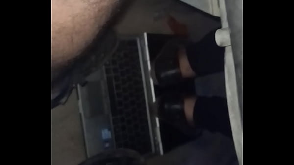 Candid Laptop Trample