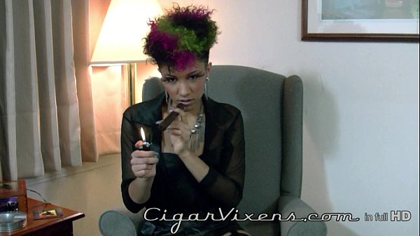 Aquarius Funkk SMOKES A Cigar