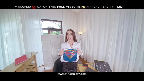 Brunette Coed Sybil A As SUPERGIRL Making Up After Forgetting Anniversary