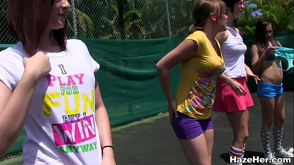 Hazing On The Tennis Court