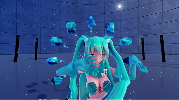 (Blue [K]nights) ［Ray-MMD 3D VR180］Cat Fate Character Dress Adult Miku［Girls］