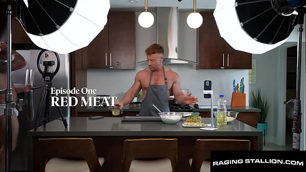 Inked Up Muscle Swallows Muscly Ginger Chef - Tim Packs, Eddie Burke - RagingStallion