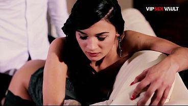 Black-Haired Doll Bent Over The Couch, Banged Profound In Doggy Till She Screams