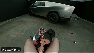 VR Conk: Sexy Latina Panam Palmer Fucks In The Car Trunk In Cyberpunk 2077 Fantasy Outfit Parody