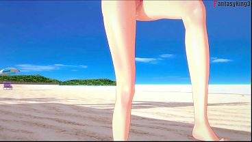 Makima Bikini Hammerred On The Beach - Chainsaw Man | Full & Pov Version On Sheer & PTRN: Fantasyking3
