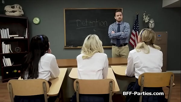 Monster Meat Passing Quad Scene In The Classroom