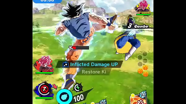 Jogando Uma Partida De DB Legends