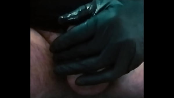 Erupting With Latex Glove