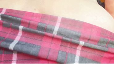 Prazer Solo Explícito: Ruiva Amadora E Vibrador Roxo Em Close-up
