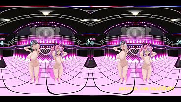 VR Mmd ChihaVivi Unclothed Dance 3d Hololive Hentai