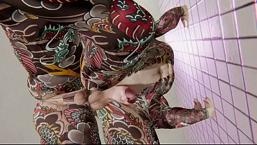 Yaoi - Two Hot Tatted Twinks Fuck In The Bathroom
