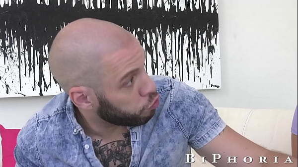 'Every Dude Should Lick A Shaft At Least Once In Their Life' Husband Convinced Into Bi 3Some - BiPhoria