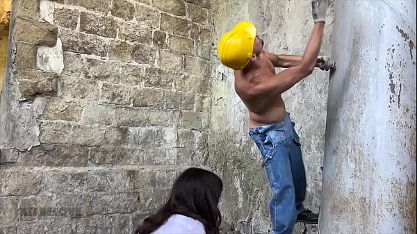 Three Workers Persuade A Fragile Inspector To Screw. Katty West DisDiger, Falcon Al And Kit Belove