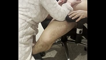 Play With Step-son Massive Shaft In Living Room,suck His Massive Shaft